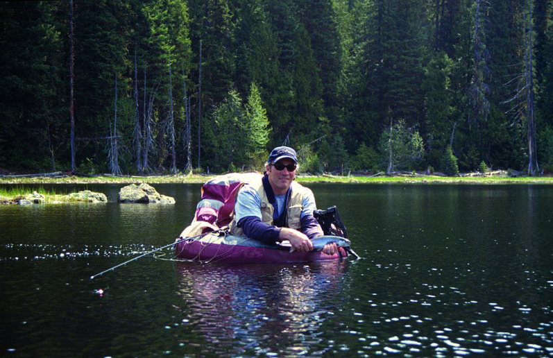 North Star Lake Float Tube with Trout